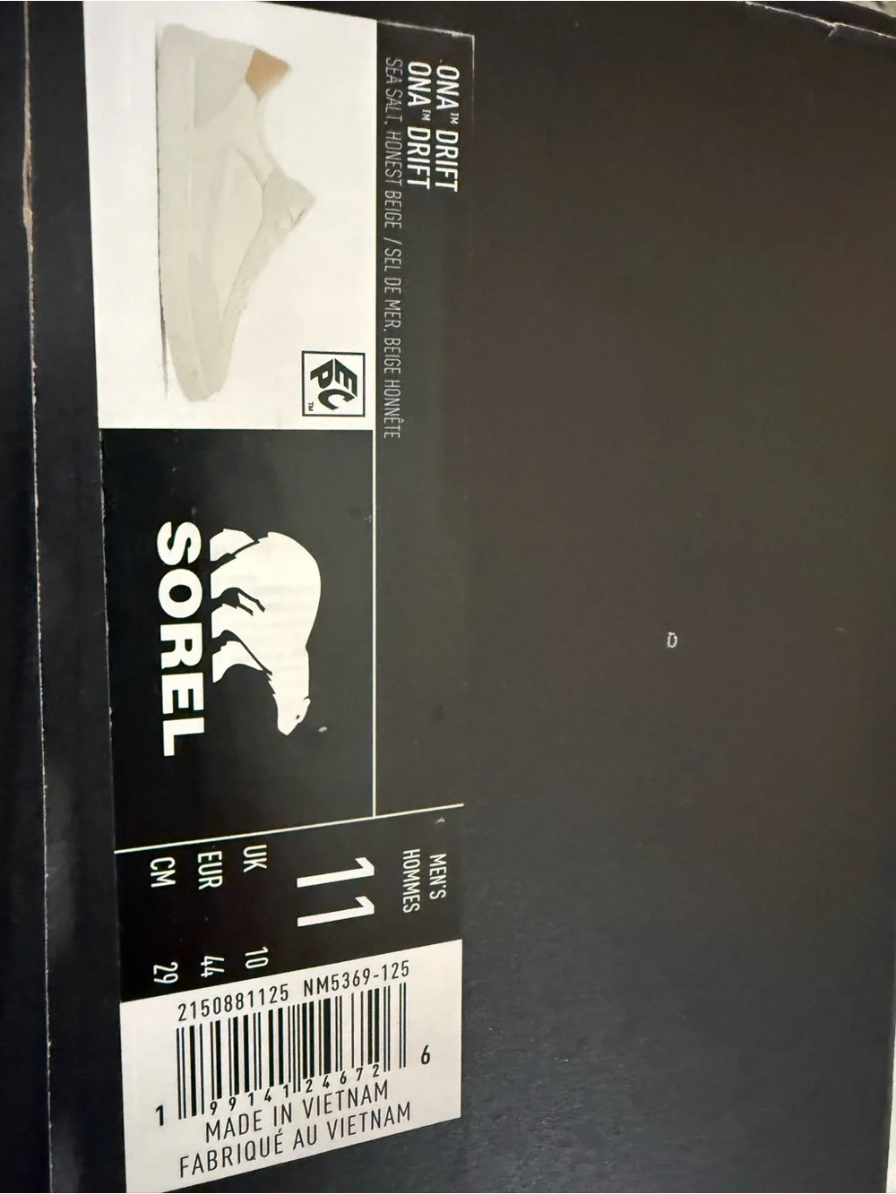 Sorel Men's White and Tan Low-Top Sneakers
